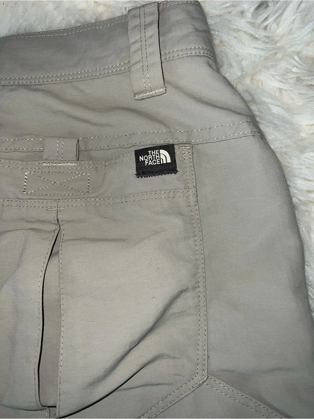 The North Face Men’s Nylon Cargo Hiking Shorts - Khaki/Gray - Size 36